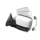 GMC Yukon 2003-2006 White Power Folding Towing Mirrors Smoked LED Lights