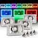 Dodge Diplomat 1986-1989 Color Halo LED Headlights Kit Remote