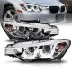 BMW 3 Series F30 Sedan 2012-2015 Halogen Projector Headlights LED Halo