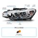 BMW 3 Series F30 Sedan 2012-2015 LED Halo HID Projector Headlights