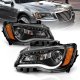 Chrysler 300 2011-2014 Black LED DRL Projector Headlights