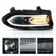 Dodge Charger 2015-2022 Black LED DRL Projector Headlights