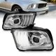 Ford Mustang 2005-2009 Projector Headlights LED DRL