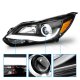 Ford Focus 2012-2014 Black Projector Headlights LED DRL