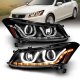 Honda Accord Sedan 2008-2012 Black Projector Headlights LED DRL