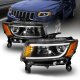 Jeep Grand Cherokee 2014-2016 Black Projector Headlights LED DRL Signals