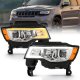 Jeep Grand Cherokee 2017-2019 Projector Headlights LED DRL Switchback Signals