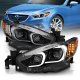 Mazda 6 2014-2017 Black Projector Headlights LED DRL Signals