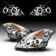 Nissan Altima Coupe 2008-2009 Projector Headlights LED Halo