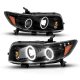 Scion xB 2008-2010 Black Projector Headlights LED Halo