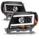 Toyota Tacoma 2005-2011 Black Projector Headlights LED DRL