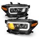 Toyota Tacoma TRD 2016-2023 Black Projector Headlights LED DRL Signals