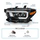 Toyota Tacoma TRD 2016-2023 Black Projector Headlights LED DRL Signals