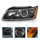 Hyundai Sonata 2006-2008 Black Projector Headlights