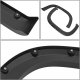 GMC Sierra 1500 2007-2013 Black Fender Flares Pocket Rivet Textured