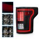 Ford F150 2015-2017 Smoked Sequential Full LED Tail Lights Tube