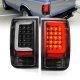 Ford Ranger 1993-1997 Black Tube LED Tail Lights