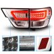 Jeep Grand Cherokee 2011-2013 Chrome Tube LED Tail Lights