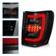 Jeep Grand Cherokee 1999-2004 Black Smoked Tube LED Tail Lights