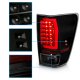 Nissan Titan 2004-2015 Black Smoked Tube LED Tail Lights