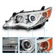 Toyota Camry 2012-2014 Halo Projector Headlights LED DRL