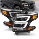 Chevy Suburban 2015-2020 Black Projector Headlights DRL