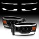 Dodge Ram 3500 2006-2009 Black Full LED Projector Headlights DRL Signals