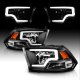 Dodge Ram 2500 2010-2018 Black LED Headlights Conversion DRL