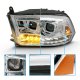 Dodge Ram 2009-2018 Dual Projector Headlights LED DRL