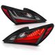 Hyundai Genesis Coupe 2010-2016 Black LED Tail Lights