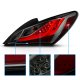 Hyundai Genesis Coupe 2010-2016 Smoked LED Tail Lights