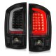 Dodge Ram 1500 2002-2006 Black Tube LED Tail Lights