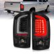 Dodge Ram 2500 2003-2006 Black Tube LED Tail Lights