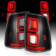 Dodge Ram 3500 2010-2018 Black Full LED Tail Lights RR Style