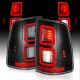 Dodge Ram 2500 2010-2018 Black Smoked Full LED Tail Lights RR Style