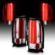 Chevy Suburban 2015-2020 Chrome LED Tail Lights Redline