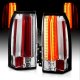 GMC Yukon XL 2015-2020 Chrome LED Tail Lights Redline