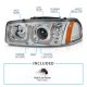 GMC Sierra Denali 2002-2007 Projector Headlights DRL LED