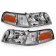 Ford Crown Victoria 1998-2011 Headlights Chrome