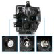 Ford F250 Super Duty 2008-2010 Black Projector Headlights LED DRL Facelift