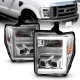 Ford F350 Super Duty 2008-2010 Projector Headlights LED DRL Facelift