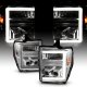 Ford F450 Super Duty 2008-2010 Projector Headlights LED DRL Facelift