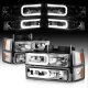 Chevy Tahoe 1995-1999 Headlights Bumper Lights DRL