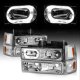 Chevy Tahoe 1995-1999 Halo Headlights Set