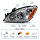 Mitsubishi Lancer 2004-2007 LED Halo Projector Headlights