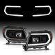 Toyota Tacoma 2005-2011 Black Projector Headlights DRL Switchback Signals