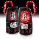 Chevy Silverado 1500HD 2003-2006 Black Halo LED Tail Lights