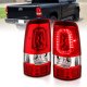 Chevy Silverado 1500HD 2003-2006 Halo LED Tail Lights