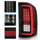 Chevy Silverado 3500HD 2007-2014 Black Full LED Tail Lights Red Tube