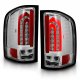 Chevy Silverado 3500HD 2007-2014 Chrome LED Tail Lights